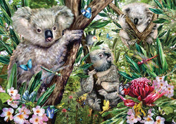 Schmidt - Cute Koala Family - 500 Piece Jigsaw Puzzle