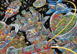 Schmidt - Steve Skeleton - Space Colony - 1000 Piece Jigsaw Puzzle