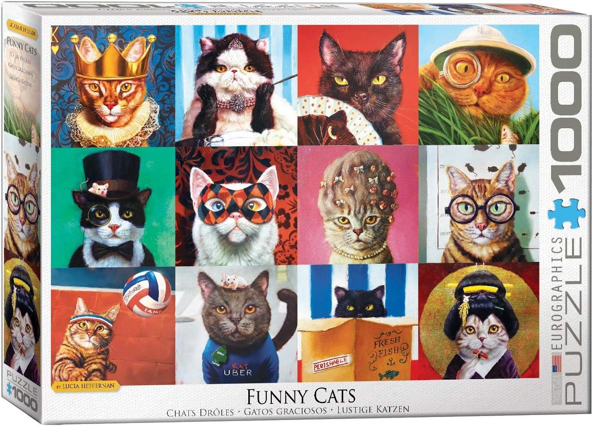 Eurographics - Funny Cats - 1000 Piece Jigsaw Puzzle