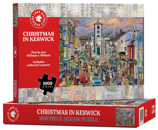 Lake District Puzzles - Christmas in Keswick - 1000 Piece Jigsaw Puzzle