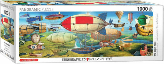 Eurographics - The Great Race - 1000 Piece Panoramic Jigsaw Puzzle