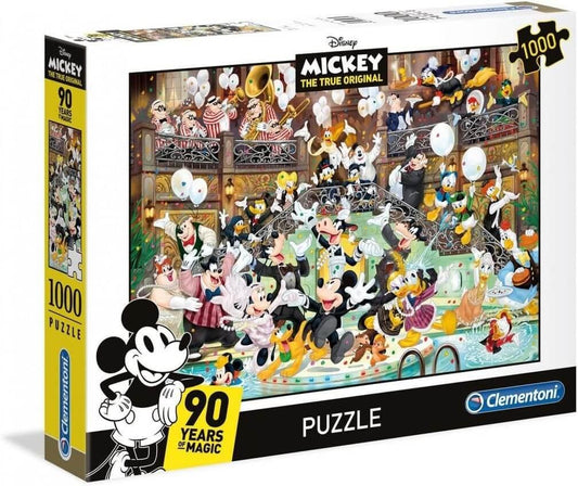 Clementoni - Mickey Mouse 90 Years - 1000 Piece Jigsaw Puzzle
