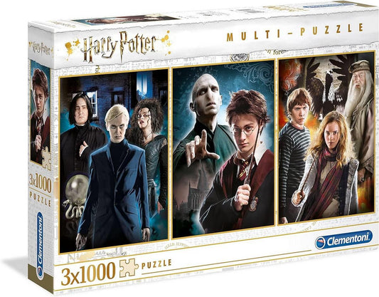 Clementoni - Harry Potter Multipack - 1000 Piece Jigsaw Puzzle