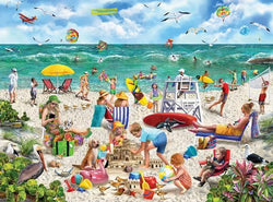 White Mountain - Beach Day - Seek & Find - 1000 Piece Jigsaw Puzzle