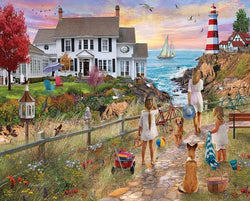 White Mountain - Beach Path - 1000 Piece Jigsaw Puzzle