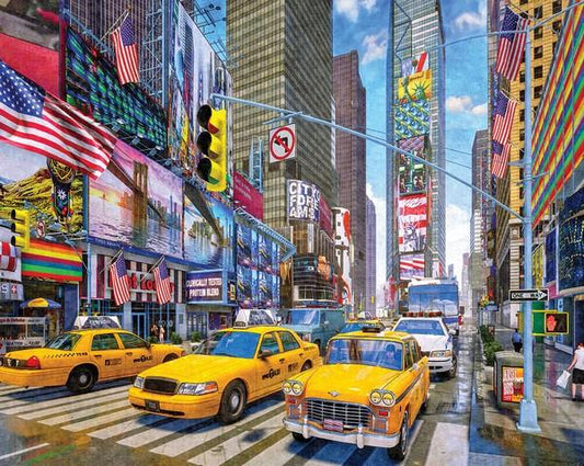 White Mountain - New York Times Square - 1000 Piece Jigsaw Puzzle