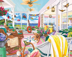 White Mountain - Summer Porch - 1000 Piece Jigsaw Puzzle