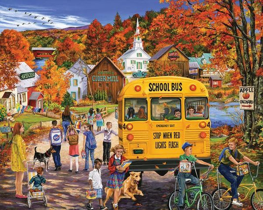 White Mountain - Schools Out - 1000 Piece Jigsaw Puzzle