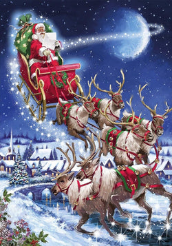 Wentworth - Santa's Sleigh - 40 Piece Wooden Jigsaw Puzzle