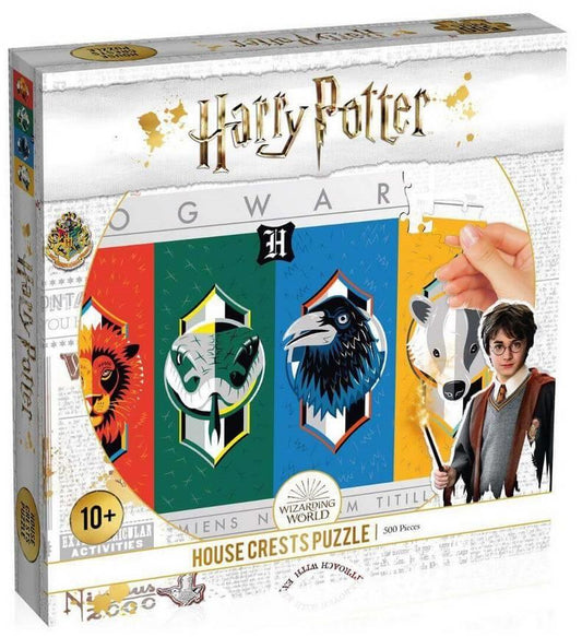 Winning Moves - Harry Potter - House Crests - 500 Piece Jigsaw Puzzle