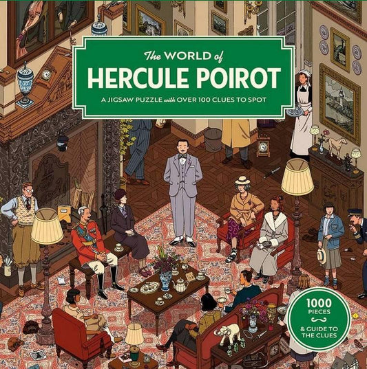 Laurence King - The World of Hercule Poirot - 1000 Piece Jigsaw Puzzle