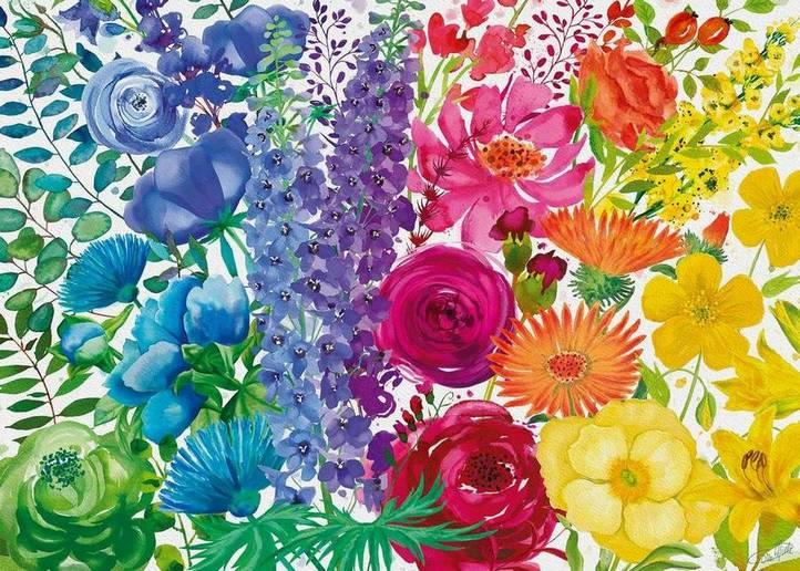 Ravensburger - Floral Rainbow - 300XL Piece Jigsaw Puzzle