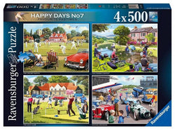 Ravensburger - Happy Days No 7 - Favourite Pastimes  - 4 x 500 Piece Jigsaw Puzzle