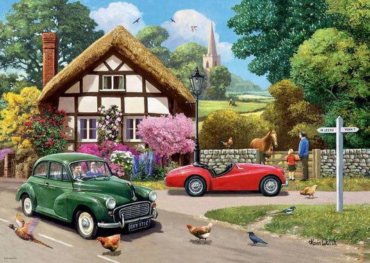 Ravensburger - Leisure Days No 9  A Country Drive - 1000 Piece Jigsaw Puzzle
