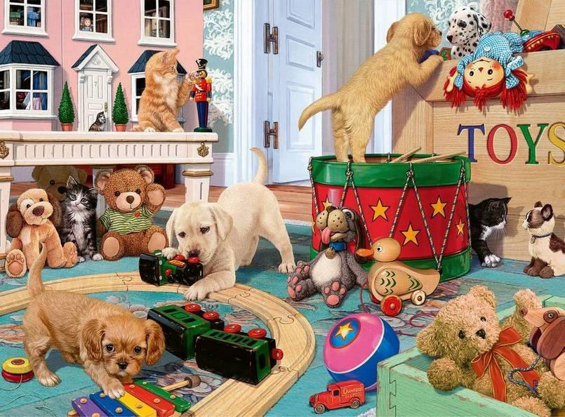 Ravensburger - Puppies Playtime - 150XXL Piece Jigsaw Puzzle