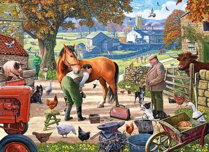 Gibsons - Farrier on the Farm - 500 Piece Jigsaw Puzzle