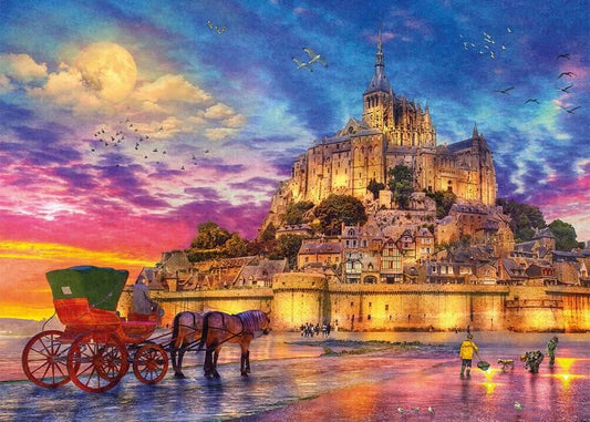 Gibsons - Mont St Michele - 1000 Piece Jigsaw Puzzle