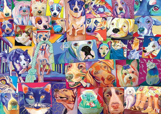 Gibsons - The World of Cats & Dogs - 1000 Piece Jigsaw Puzzle