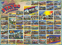 Cobble Hill - Vintage American Postcards - 1000 Piece Jigsaw Puzzle