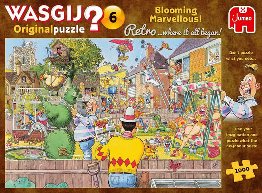Wasgij Retro Original 6 Blooming Marvellous! - 1000 Piece Jigsaw Puzzle