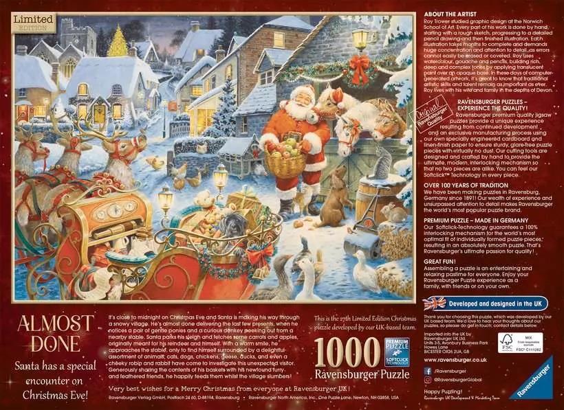 Ravensburger - Almost Done - 1000 Piece Jigsaw Puzzle