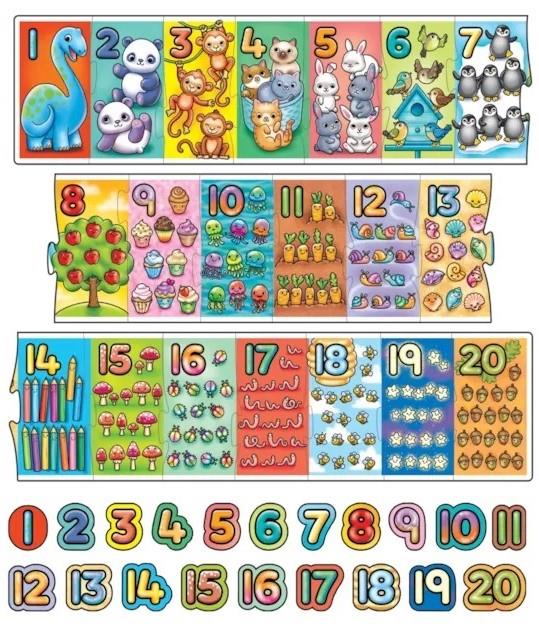 Orchard Toys - Giant Number - 20 Piece Jigsaw Puzzle