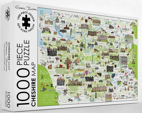 Emma Joustra Puzzle Peak District Map 1000-Piece Jigsaw Puzzle – Emma ...