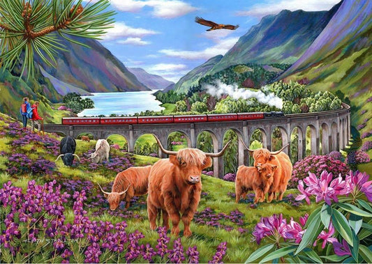 House of Puzzles - Glenfinnan Ladies - 500XL Piece Jigsaw Puzzle