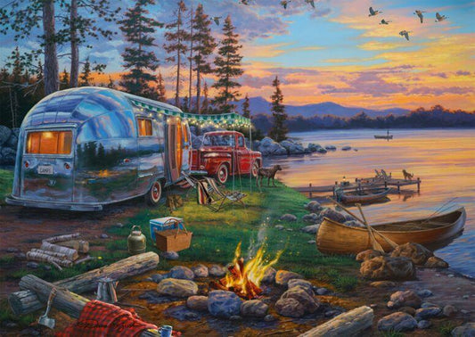 Schmidt - Darrell Bush - Campfire Paradise - 1000 Piece Jigsaw Puzzle