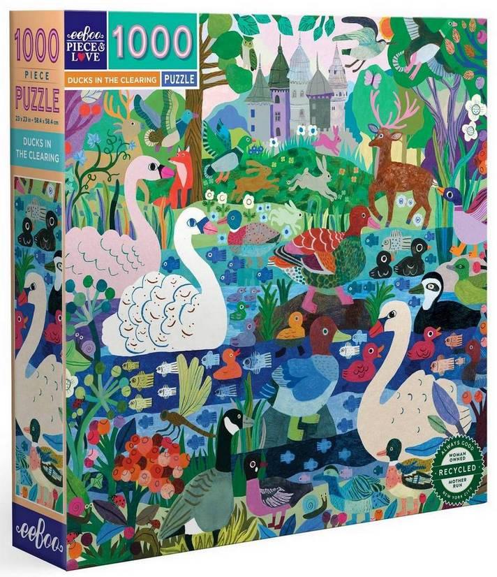 Eeboo - Ducks in the Clearing - 1000 Piece Jigsaw Puzzle – The ...