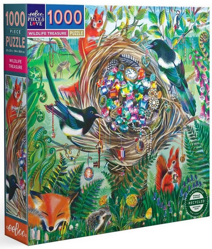 Eeboo - Wildlife Treasure - 1000 Piece Jigsaw Puzzle – The Yorkshire ...