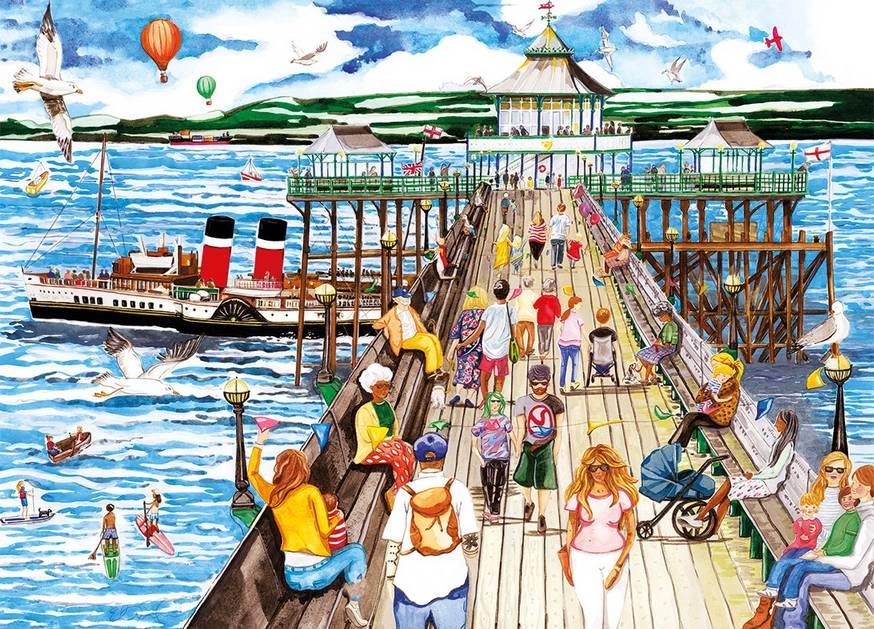 Gibsons - Clevedon Pier - 1000 Piece Jigsaw Puzzle