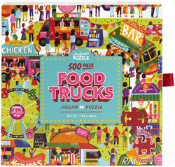 Professor Puzzle - Food Trucks - 500 Piece Jigsaw Puzzle