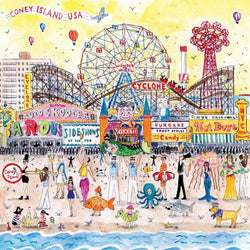 Galison - Michael Storrings - Summer at the Amusement Park - 500 Piece Jigsaw Puzzle