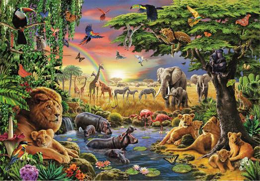 Clementoni - The African Gathering - 2000 Piece Jigsaw Puzzle