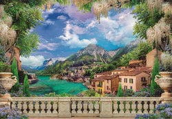 Clementoni - Lush Terrace On Lake - 3000 Piece Jigsaw Puzzle