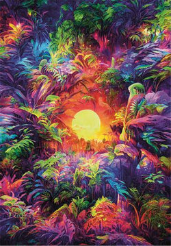 Clementoni - Colorboom Psychedelic Jungle Sunrise - 500 Piece Jigsaw Puzzle