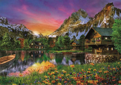 Clementoni - Alpine Lake - 6000 Piece Jigsaw Puzzle