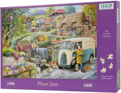 House of Puzzles - Plum Jam - 1000 Piece Jigsaw Puzzle