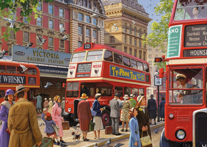 Falcon de Luxe - Victoria Station - 1000 Piece Jigsaw Puzzle