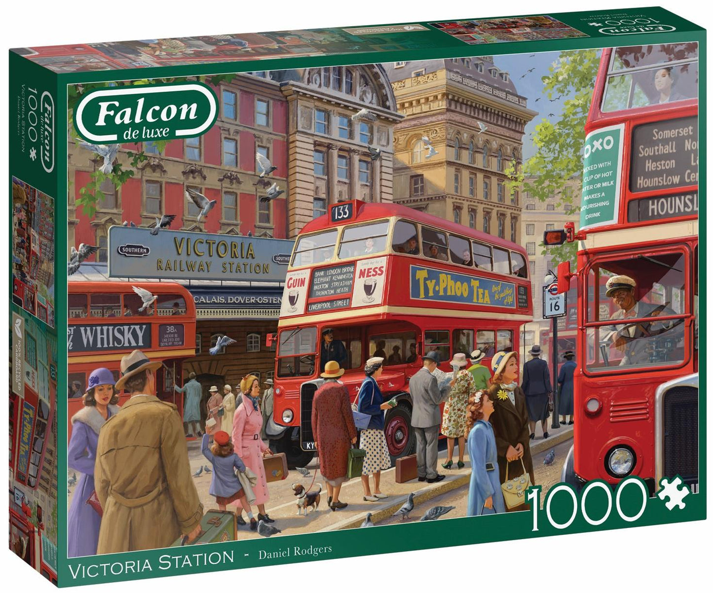 Falcon de Luxe - Victoria Station - 1000 Piece Jigsaw Puzzle