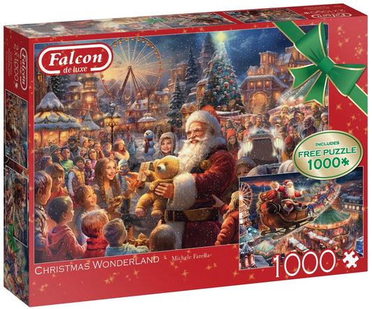 Falcon de Luxe - Christmas Wonderland - 1000 Piece Jigsaw Puzzle