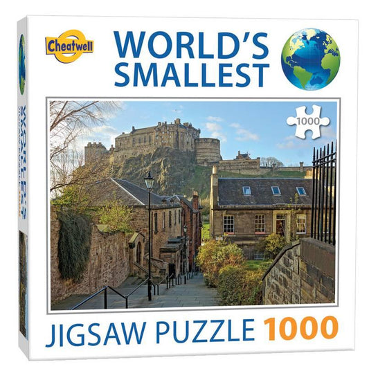 Cheatwell Games - World's Smallest Edinburgh Castle - 1000 Piece Jigsaw Puzzle