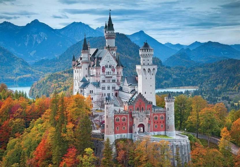 Cheatwell Games - World's Smallest Neuschwanstein - 1000 Piece Jigsaw Puzzle