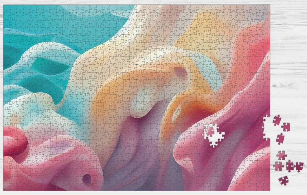 Mindful Pieces - Fluid - 1000 Piece Jigsaw Puzzle