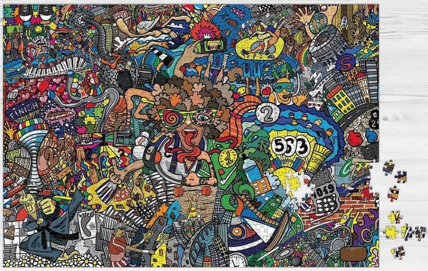 Mindful Pieces - Graffitti - 1000 Piece Jigsaw Puzzle