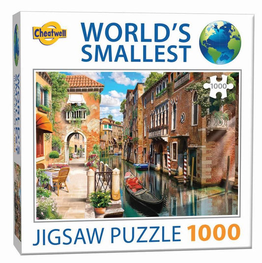 Cheatwell Games - World's Smallest Venice Canals - 1000 Piece Jigsaw Puzzle