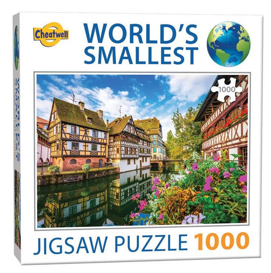 Cheatwell Games - World's Smallest Strasbourg - 1000 Piece Jigsaw Puzzle