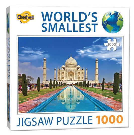 Cheatwell Games - World's Smallest Taj Mahal - 1000 Piece Jigsaw Puzzle
