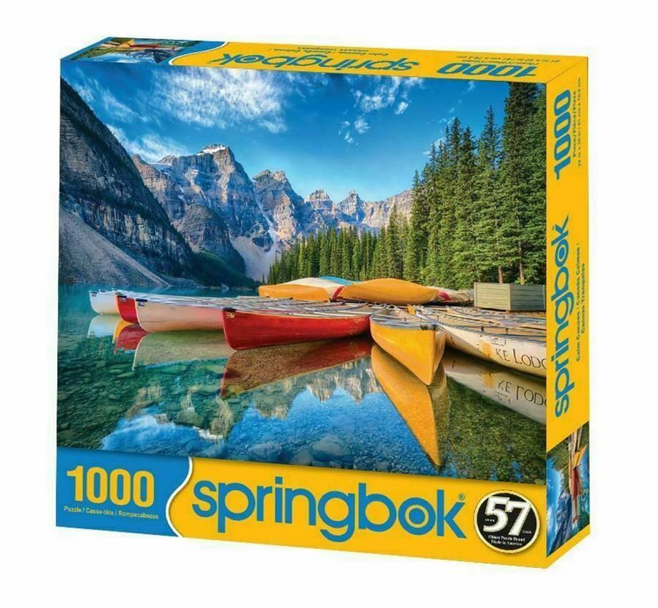 Springbok - Calm Canoes - 1000 Piece Jigsaw Puzzle